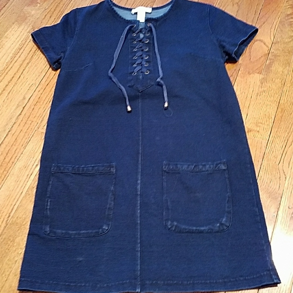 Like new, jean look dress. Small